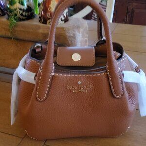 NWT Kate Spade Mini Dumpling Crossbody in Warm Ginge